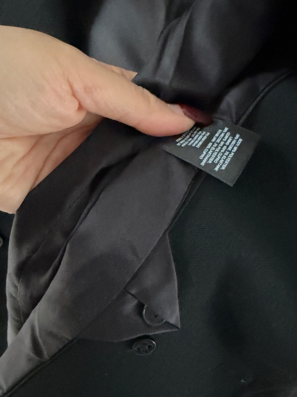 Aritzia Wilfred Black Double-Breasted Tailored Blazer - Picture 4 of 4